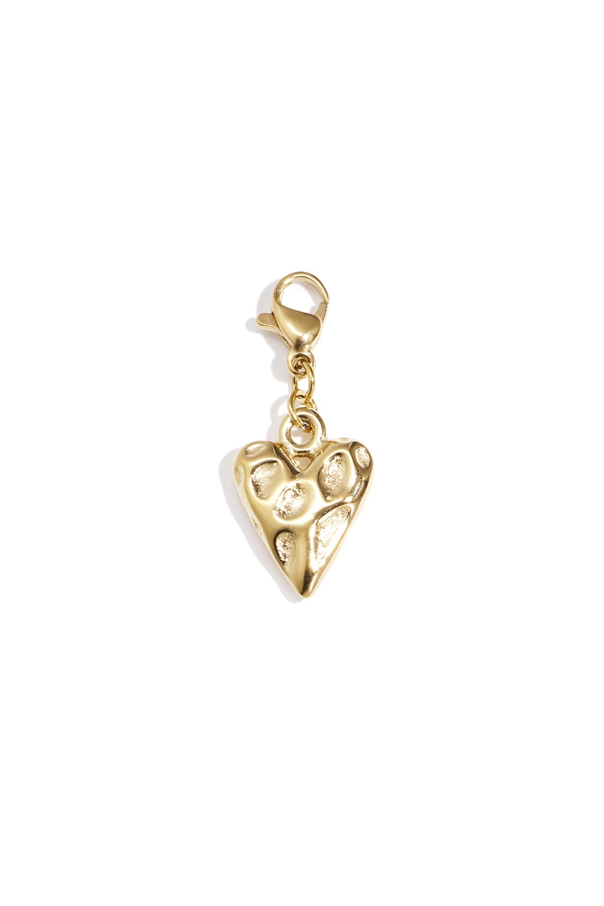 Stainless Steel Sieraden bedel gestructureerd hart DIY