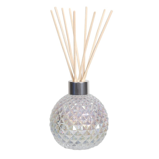 Leeg diffuser glas met 50 stokjes helder
