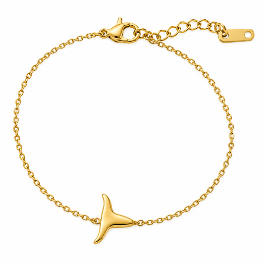 HZ Armband Toro met bull-detail – goudkleurig stainless steel
