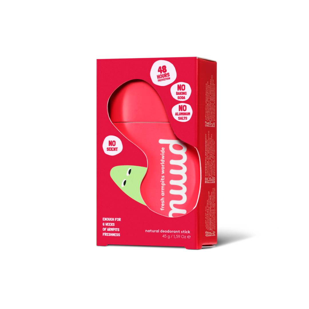 Nuud Natural Deodorant Stick Parfumvrij – 45 gram