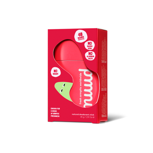 Nuud Natural Deodorant Stick Parfumvrij – 45 gram