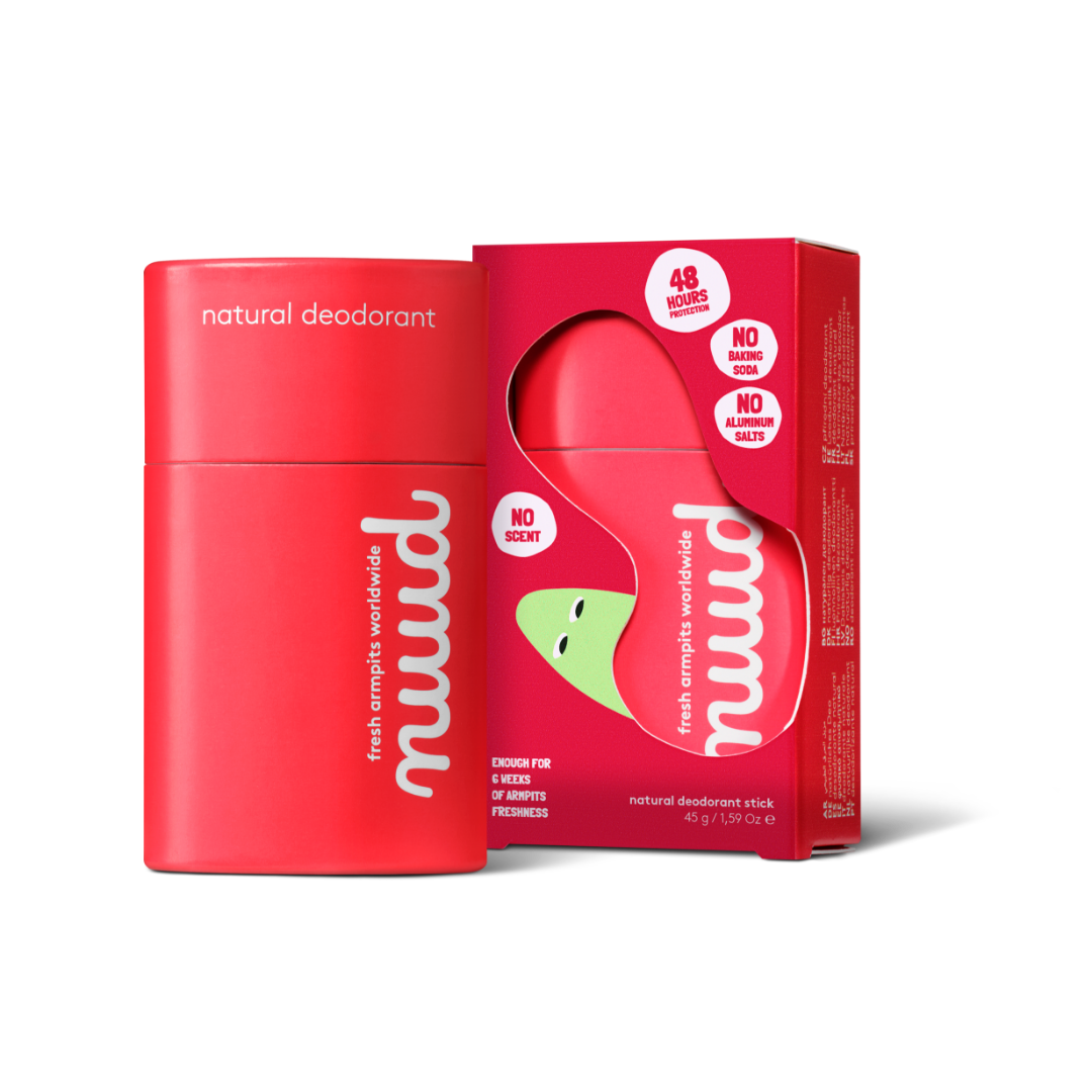 Nuud Natural Deodorant Stick Parfumvrij – 45 gram