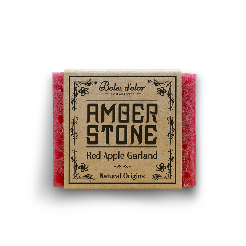 Amber Stone - Red Apple Garland