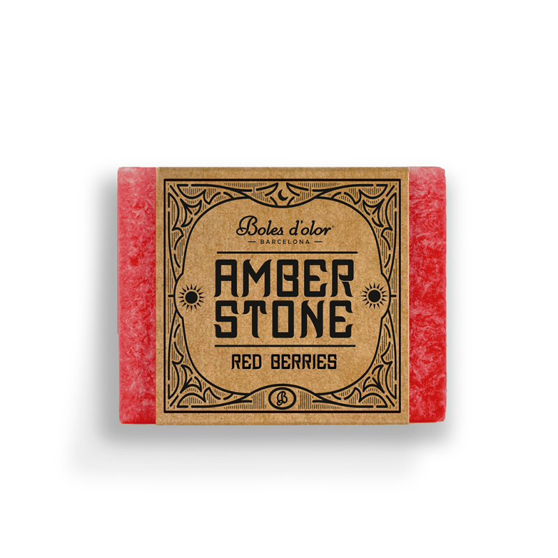 Amber Stone - Red Berries
