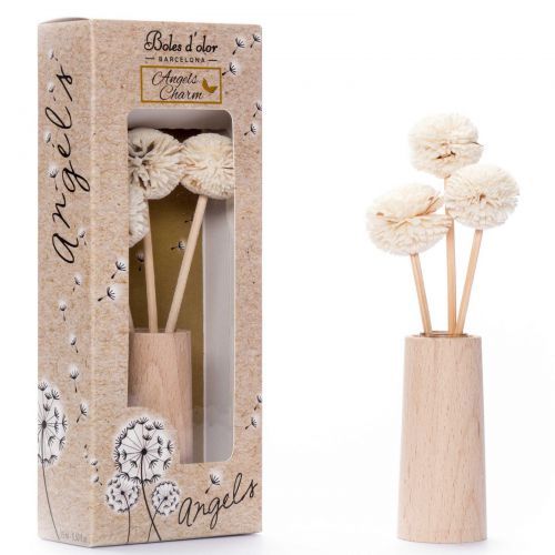 Houten bloem geur diffuser mini- Angels Charm