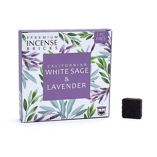 Wierookblokjes witte salie & lavendel