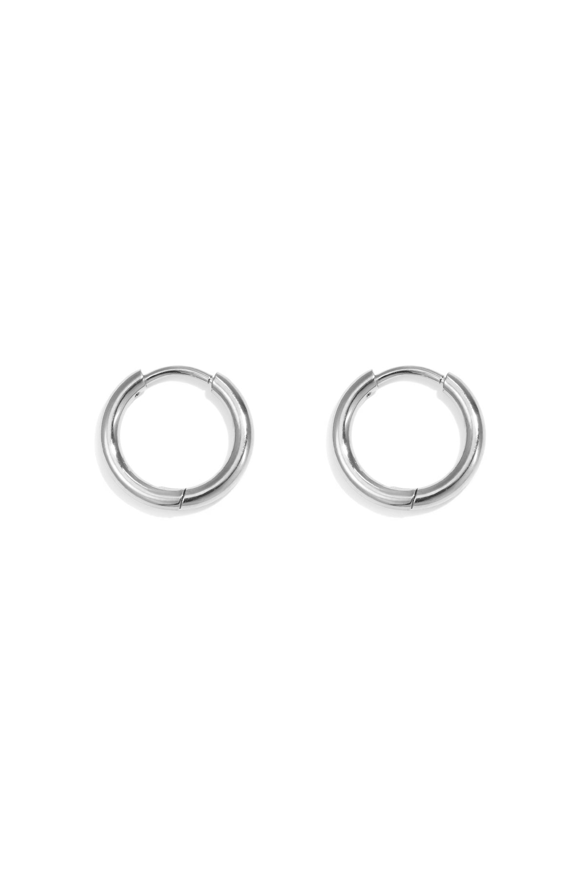 Stainless Steel Creolen little hoops-1.4 CM