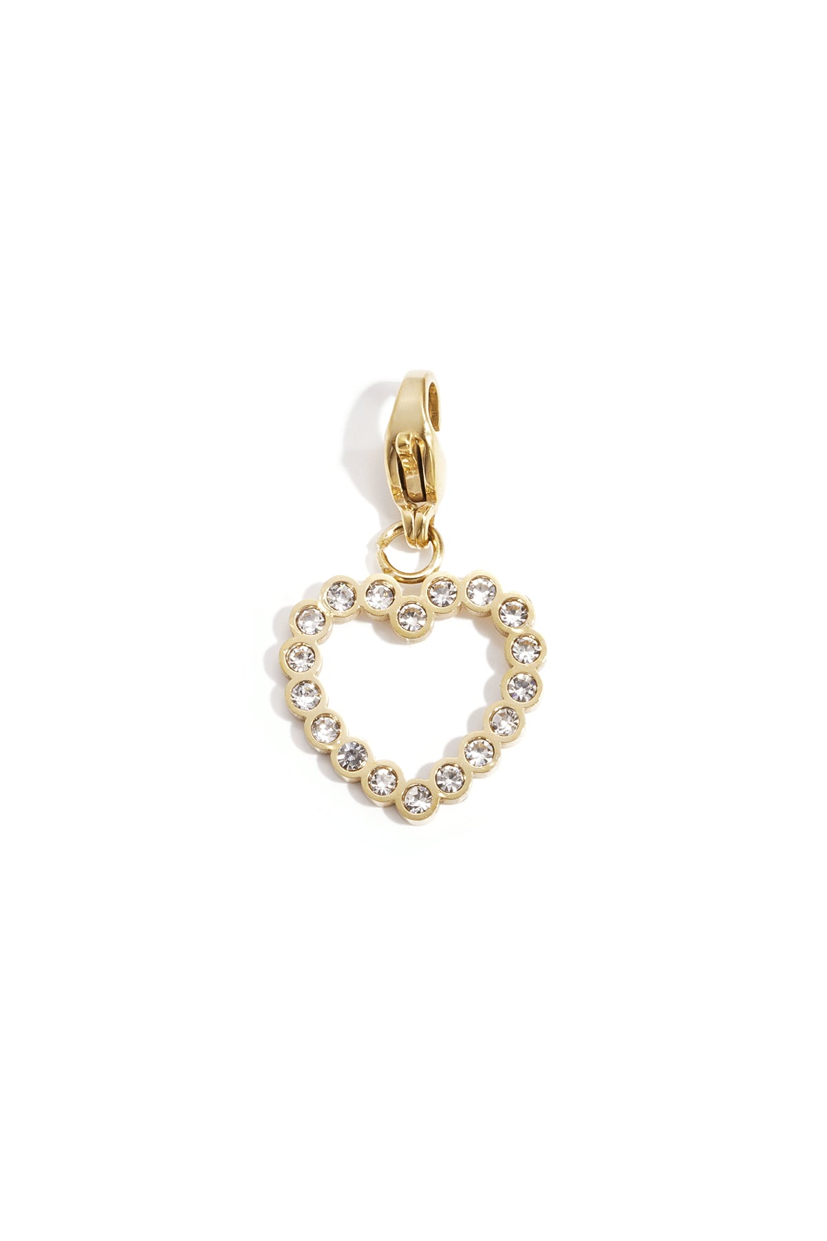 Stainless Steel Sieraden bedel ingelegd leeg hart DIY