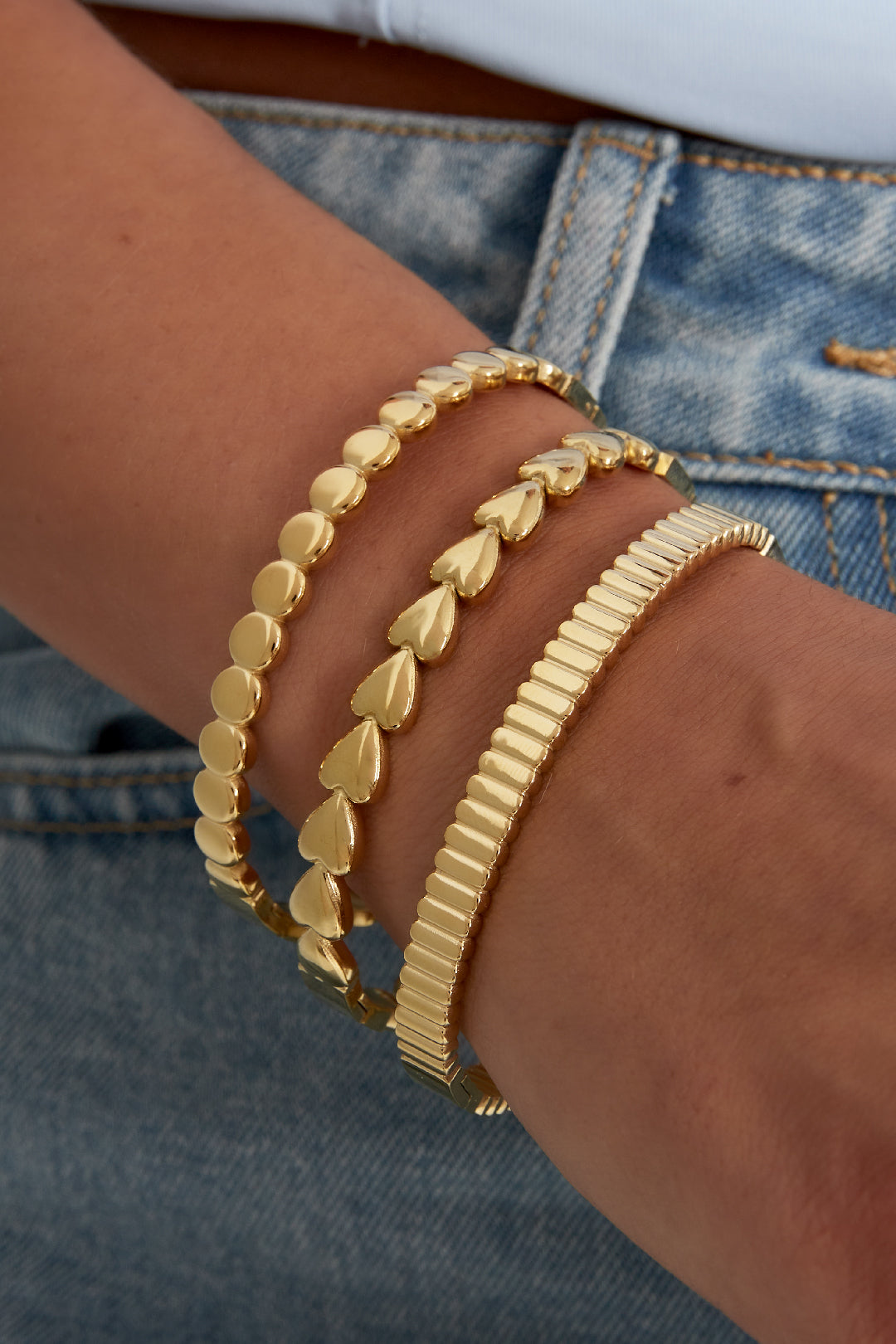 Stainless Steel All Time Lover armband