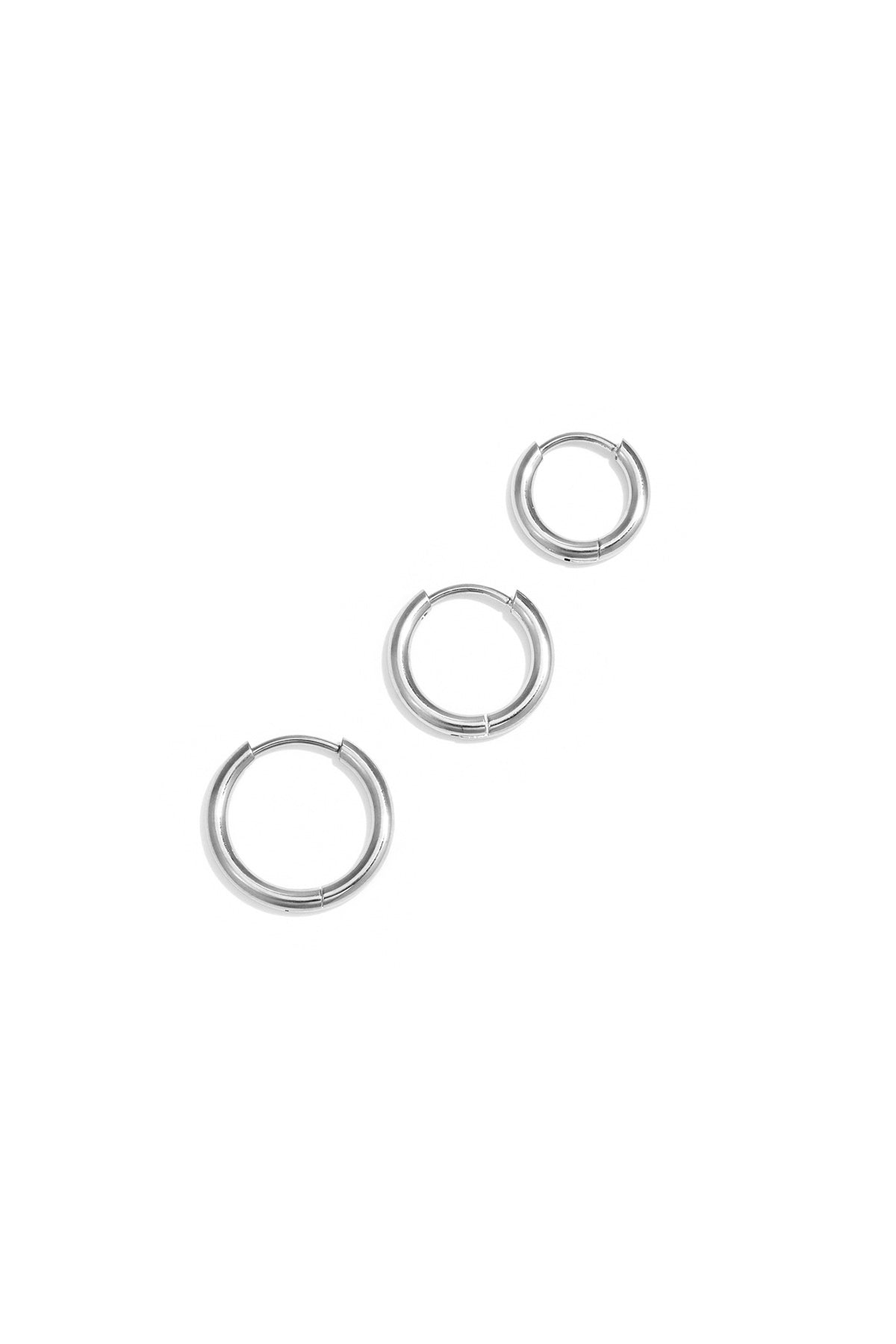 Creolen set 3 hoop oorbellen