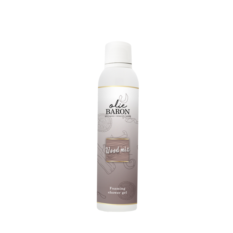 Foaming shower gel - Wood mix