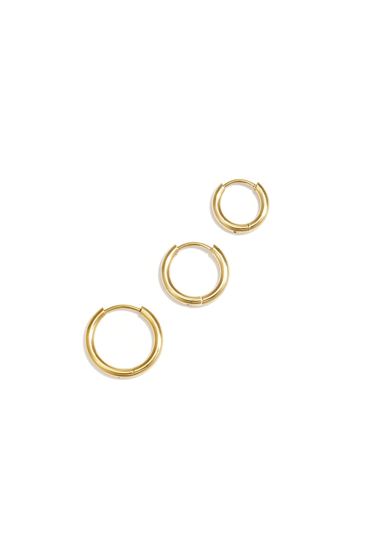 Creolen set 3 hoop oorbellen