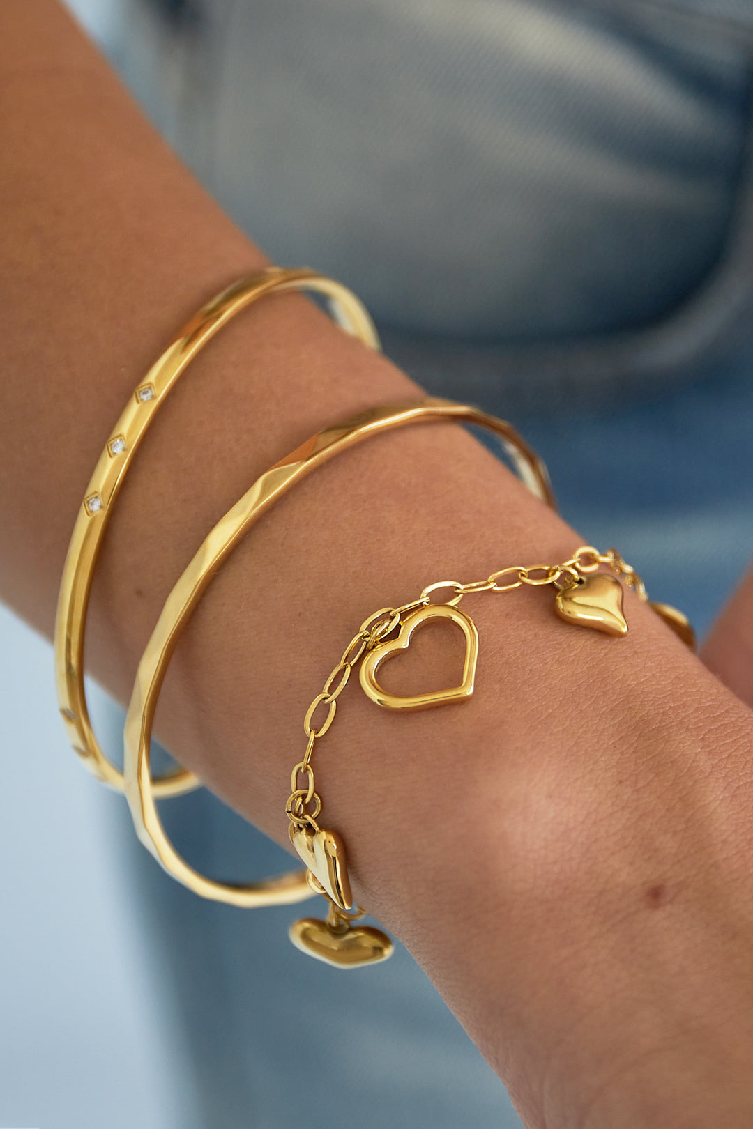 HZ Bangle armband Silver Muse