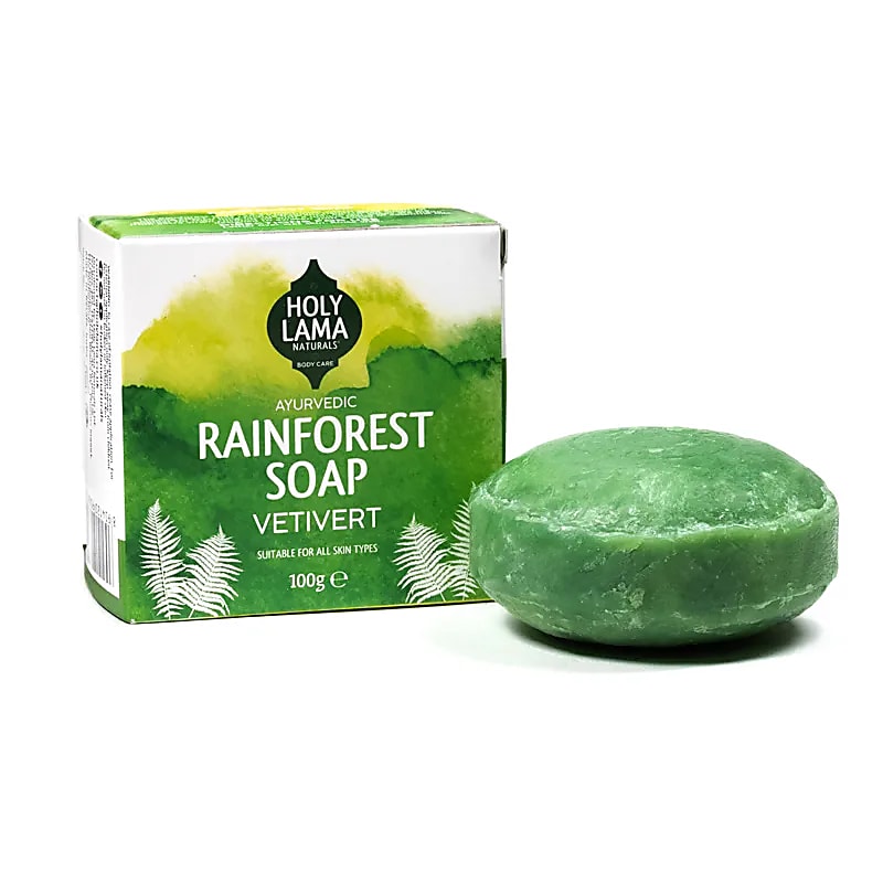 Holy Lama Vetiver zeep Rainforest -- 100 g