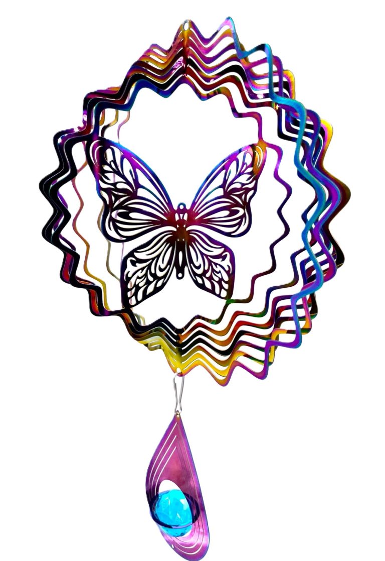 Middel wind Spinner vlinder regenboog