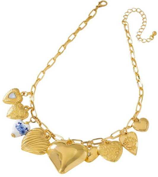 Ketting S.S. harten XL