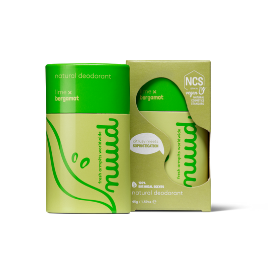 Nuud Natural Deodorant Stick Lime & Bergamot 45 gram