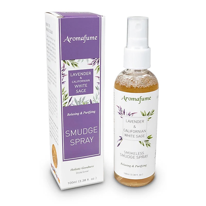 Smudge spray witte salie & lavendel