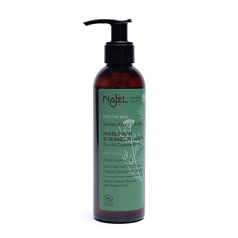 Vloeibare Aleppozeep met kamillewater BIO 200ml