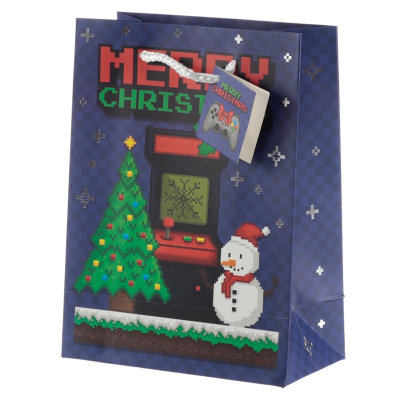 Kerstmis Game Over - Cadeautasje Medium