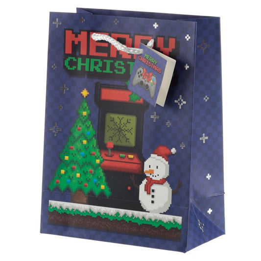 Kerstmis Game Over - Cadeautasje Medium
