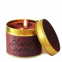 Lily-Flame kaars in blik -  Black Cherry