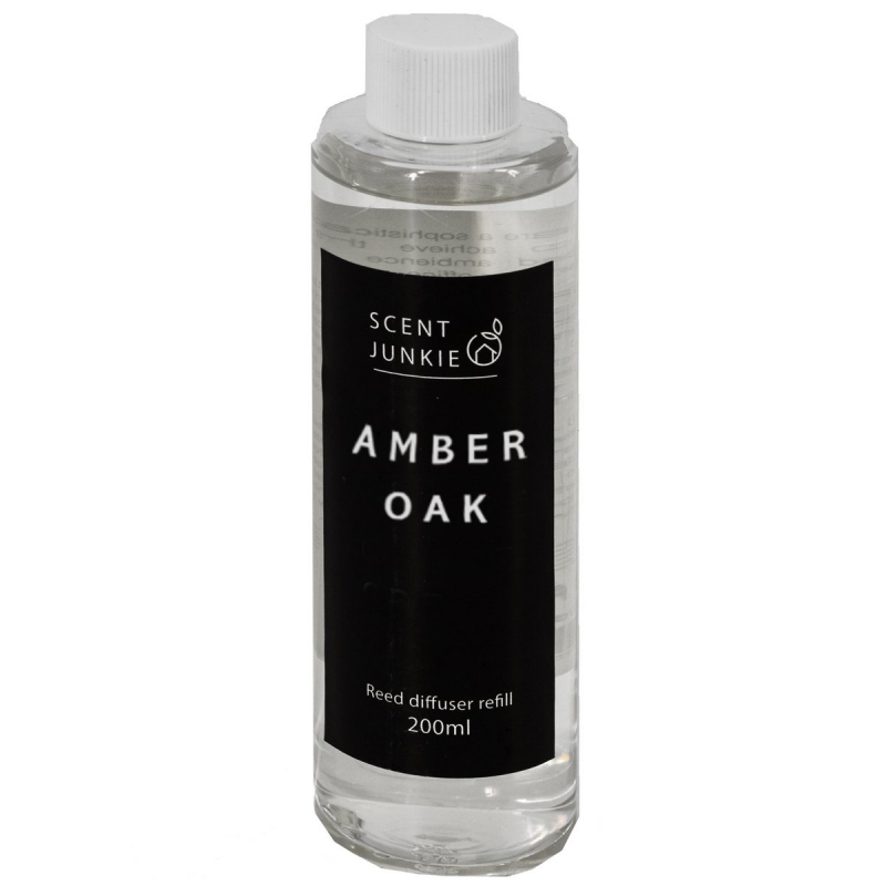Navulling geurstokjes - Amber Oak 200 ml