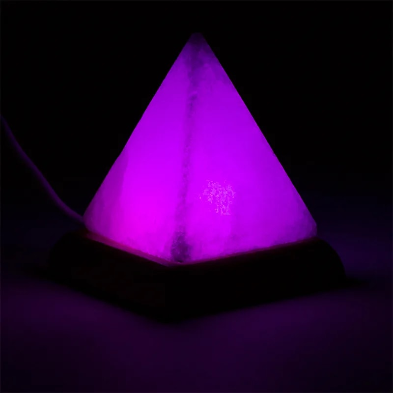 Mini Mood zoutlamp piramide USB