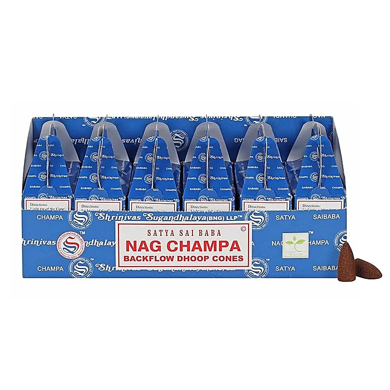 Nag Champa backflow wierookkegels -- 75 g