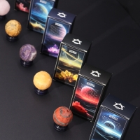 Witte Howliet Planeet op Standaard