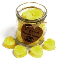 Waxmelts in glazen pot - Sinaasappel Kaneel