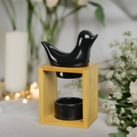Geurbrander Black Birdy bamboe-keramiek