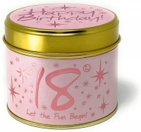 Lilly Flame geurkaars - Happy Birthday 18