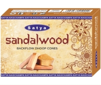 Sandalwood backflow wierook kegels