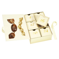 Luxe Sieraden Adventskalender Goud/Bruin – 6 Glanzende Verrassingen