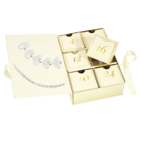 Luxe Zilverkleurige Sieraden Adventskalender – 6 Verrassingen