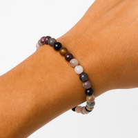 Armband elastisch toermalijn mix Armband elastisch toermalijn mix