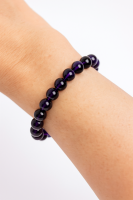 Armband amethist donker 8mm Armband amethist donker 8mm