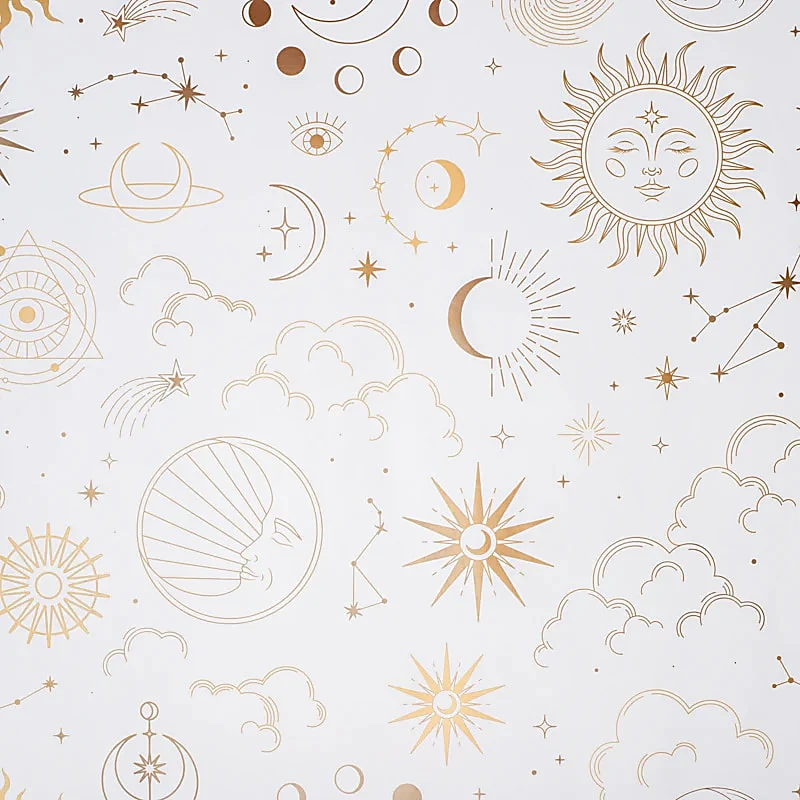 Cadeaupapier astrologie 3 vellen