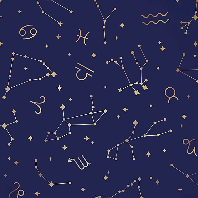 Cadeaupapier astrologie 3 vellen